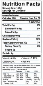 Mr. Dees Roasted Red Potatoes Garlic Parmesan Nutrition Facts