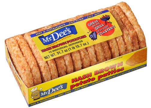 Mr. Dee's Hash Brown Potato Patties - 15 CT